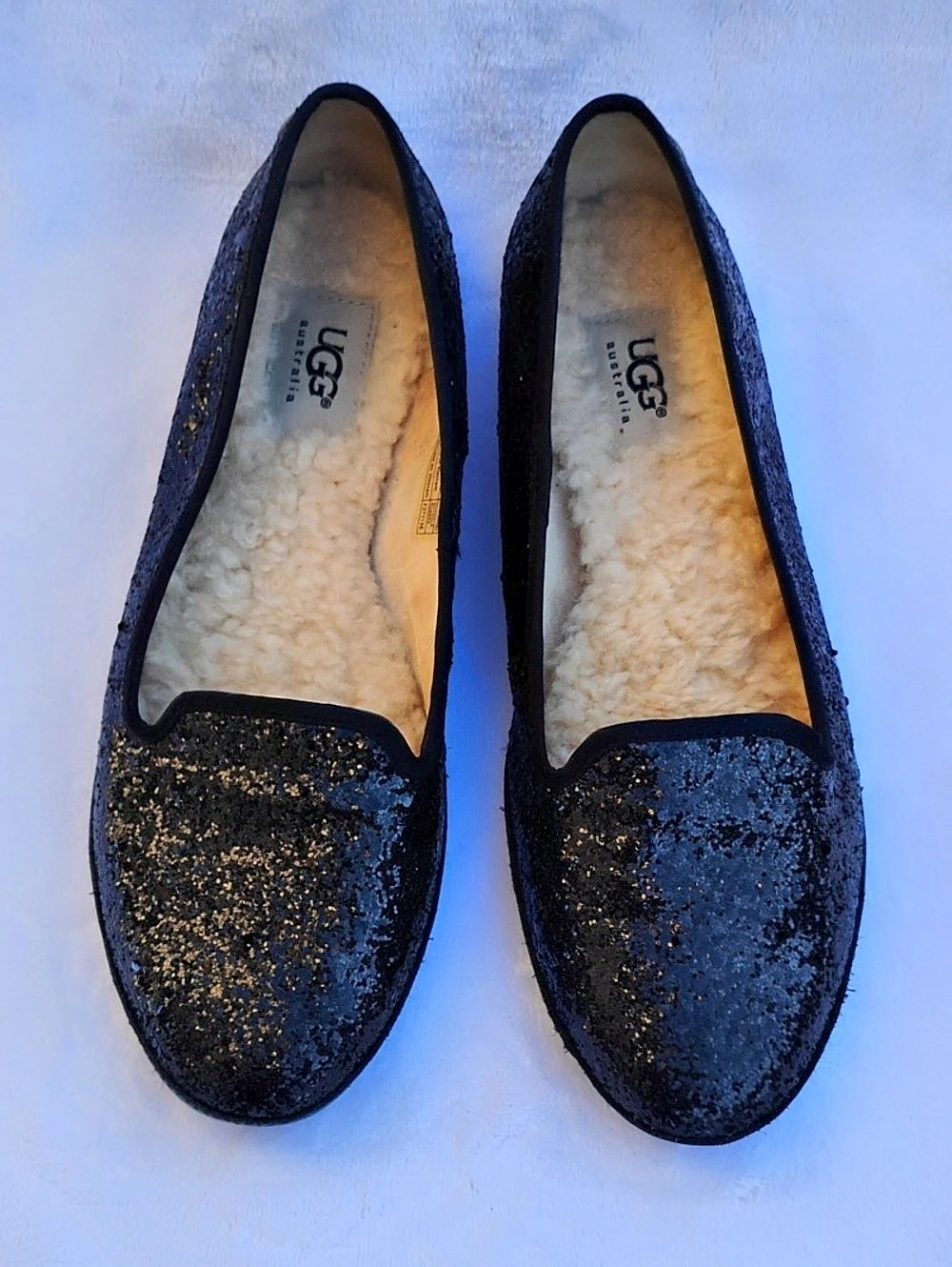 UGG Black Slip-On Flats